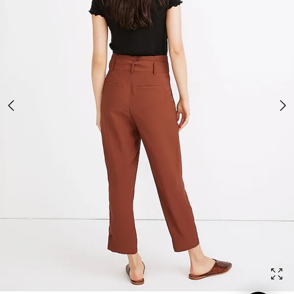 Madewell Drapey Paperbag Pants Size 8 Excellent Condition EUC Super Cute Fall - Picture 3 of 7